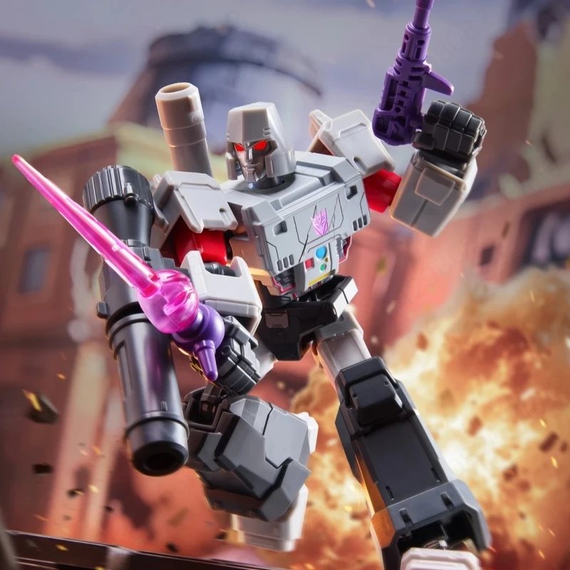 Blokees Transformers Shining Version 5 Blind Box Optimus Prime Megatron Action Figure Collectible Model Toy Decor Birthday Gift view 3