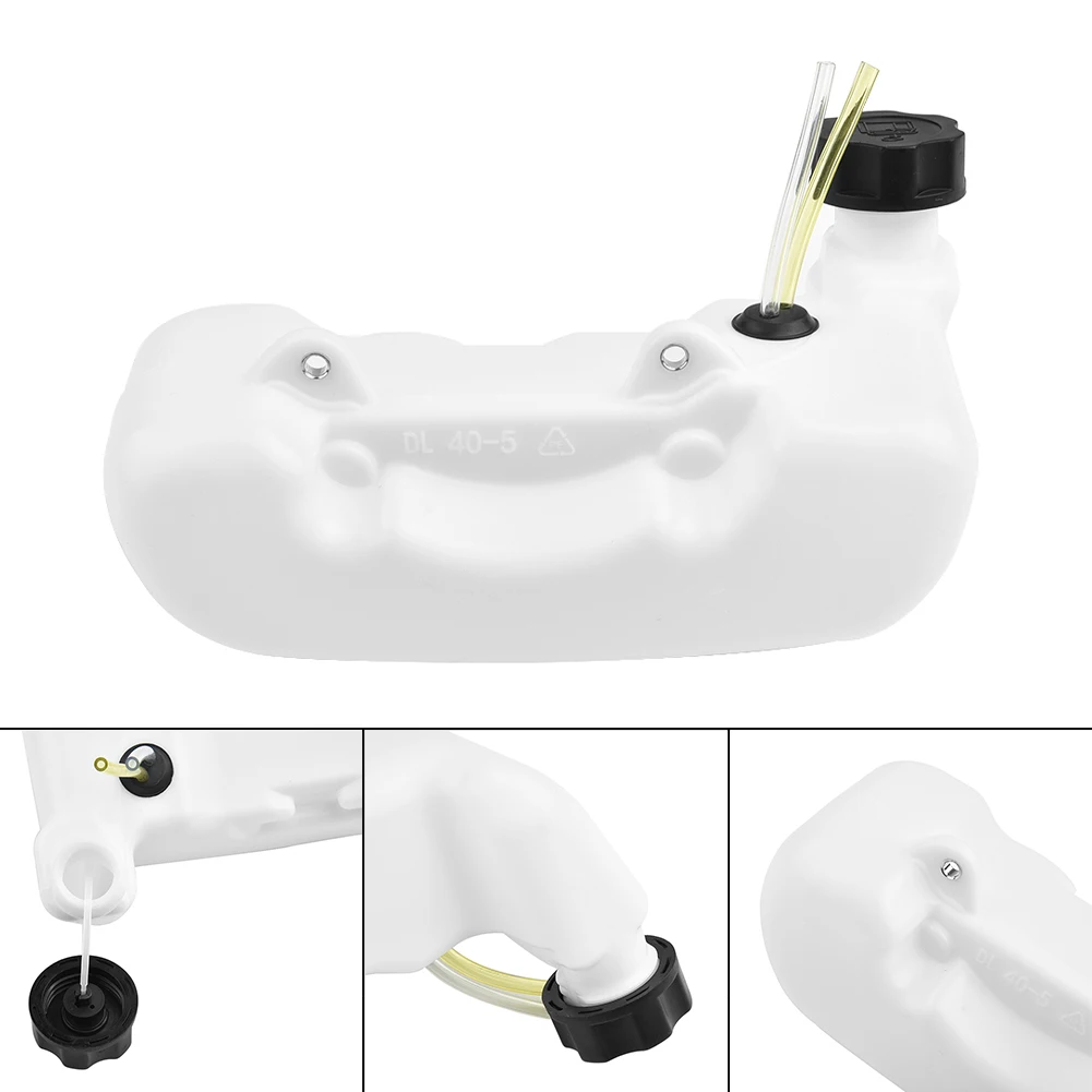 Plastic Fuel Tank 47CC Brush Cutter DIY For CG430 520 43CC Non-original Accessory Supplies White Parts Brand New
