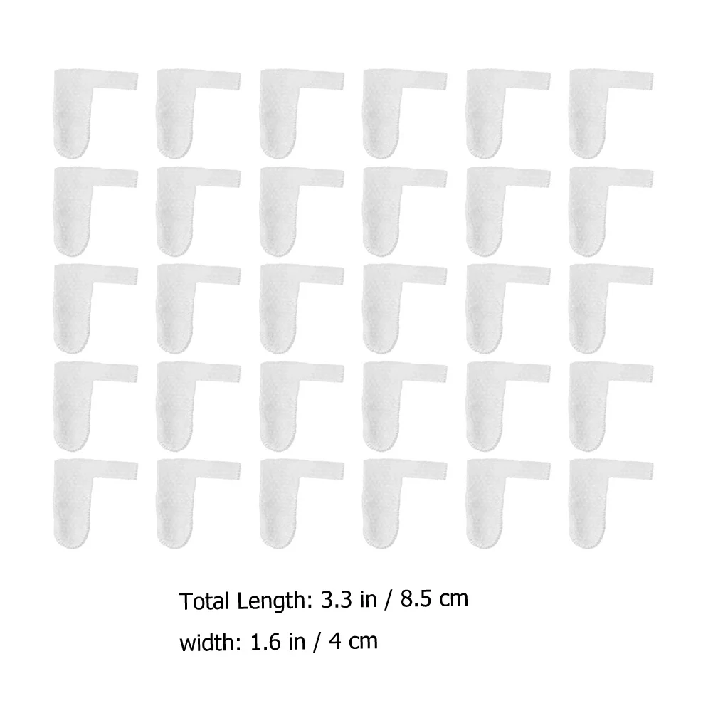 

30Pcs Finger Toothbrush Gauze Disposable Baby Oral Cleaner Soft Baby Mouth Cleaner Tongue Teeth Gauze Finger Toothbrush