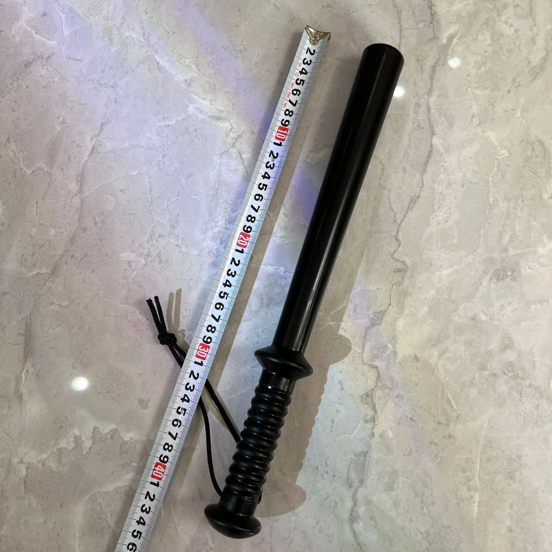 PC Straight Training Stick Rubber Emergency Self Defense Stick Kali Arnis Martial Arts Practice Equipment For Combat Training