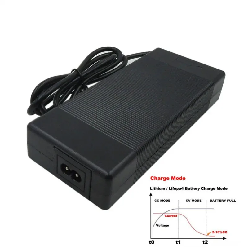 67.2V 2A 60V 16S Lithium Charger 60 V 10AH 15AH 20AH Li-ion 18650 Battery Charger DC 3PIN IEC XLR