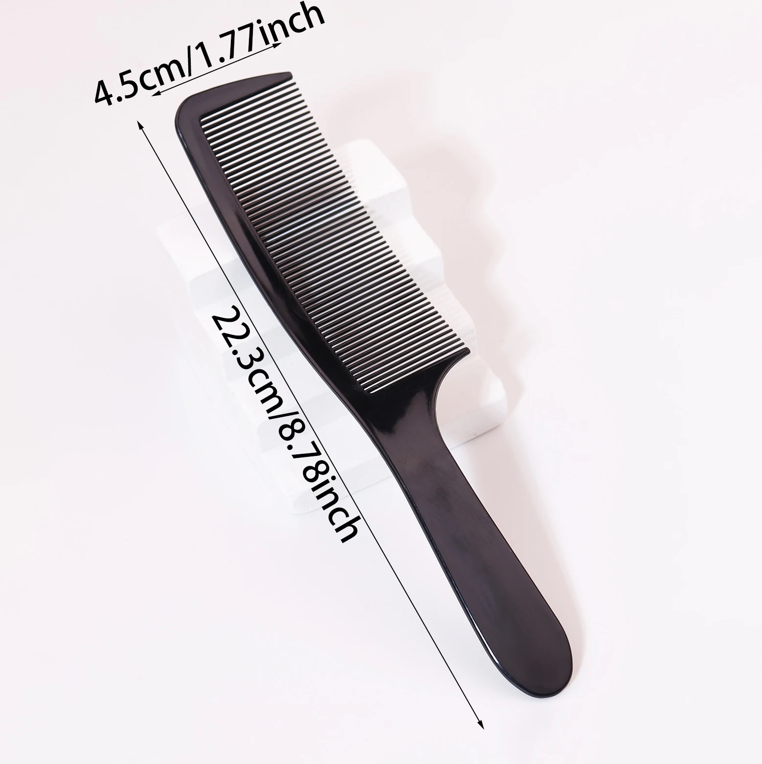 1PC Flat Headed Curved Comb, Professional Hair Cutting Tool