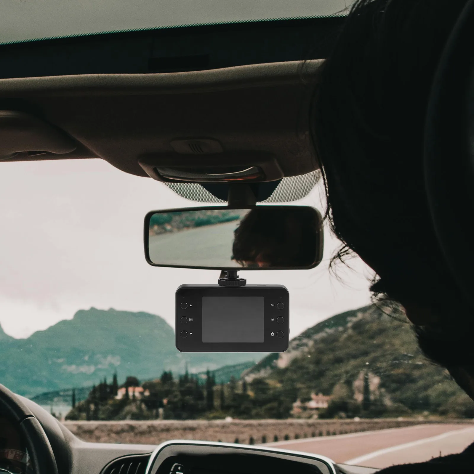 

Car Dash Cam Front Back Camera High Definition Video Recorder Dashboard Cam Backup VCR Auto Storage Easy Installation