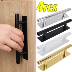 1/4PCS Punch-free Door Handles Self-Adhesive Furniture Door Handles Bedroom Wardrobe Pulls Home Furniture Hardware Door Knobs