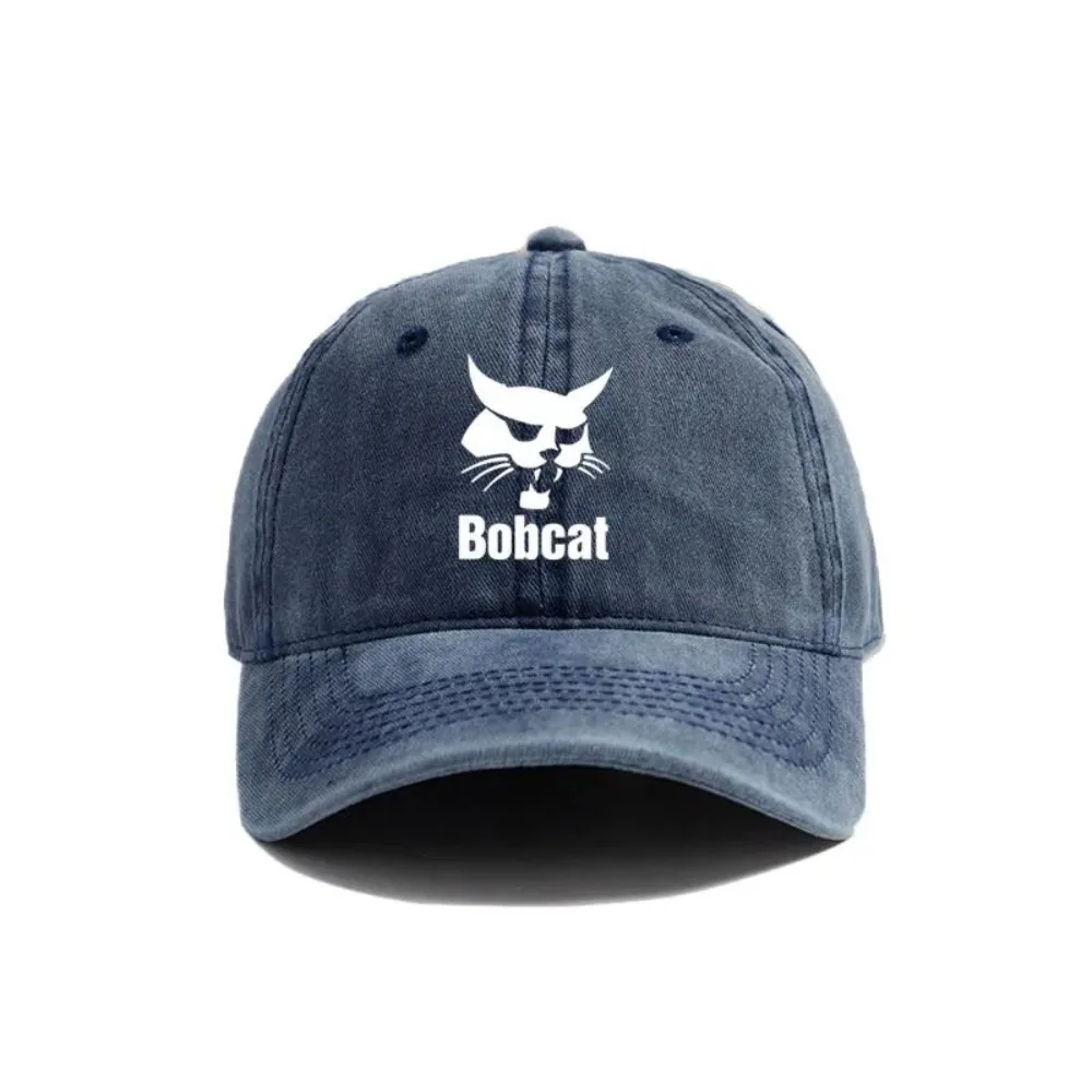 2025 Bobcat Baseball Caps Distressed Hats Cap Men Women Retro Outdoor Summer Adjustable Bobcat Heavy Equipment Hats Fashion