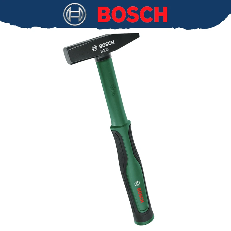 BOSCH 1600A032UW Engineer's Hammer 300g High Carbon Steel Sturdy Durable Comfortable Handle Low Vibration Hand Tools