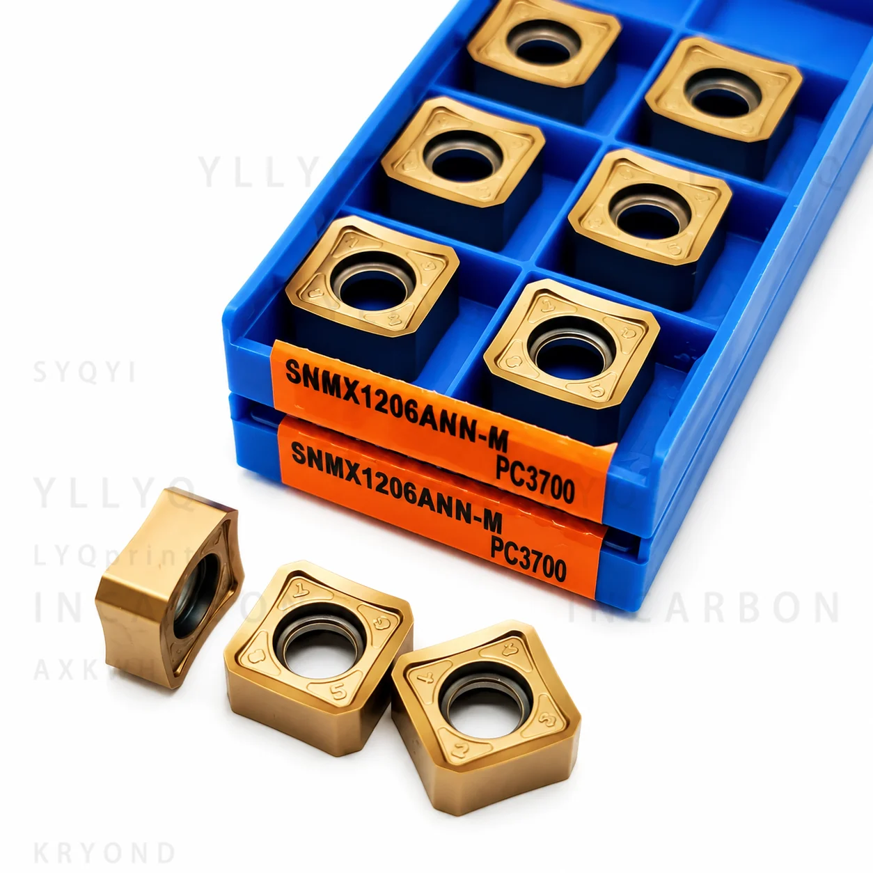 SNMX1206ANN-MM PC3700 PC5300 Original Carbide Milling Inserts CNC Lathe Cutter Indexable Milling Tool Metal Machining Tool