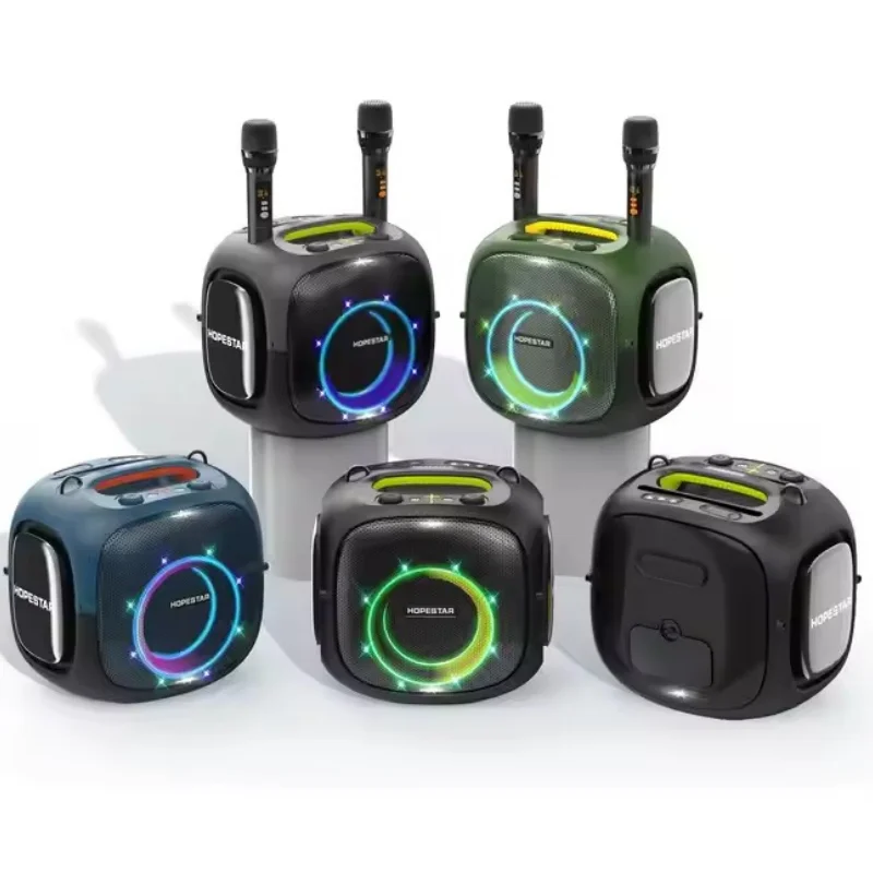 Hopestar Partyone Ut 240W Grande Potenza Esterna Impermeabile Hifi Stereo Subwoofer Wireless Rgb Luce Portatile Karaoke Suono Con Microfono
