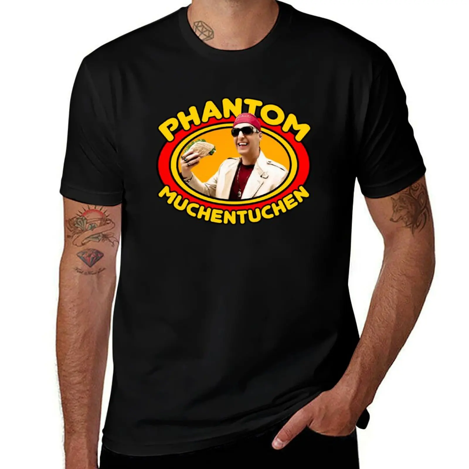 Phantom Muchentuchen Shirt T-Shirt Large Size Casual Tee Shirt T-Shirt