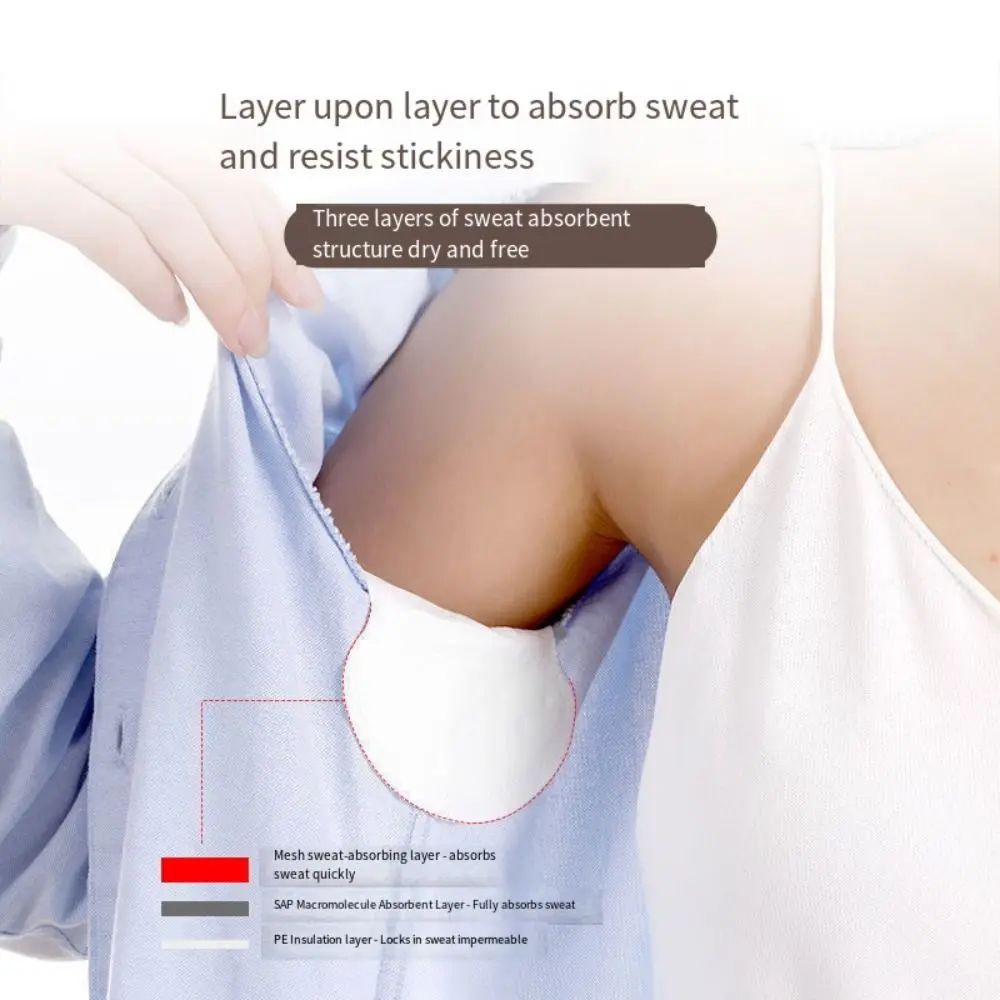 Disposable Perspiration Deodorant Pads Underarm Sweat Pad Underarm Cushion Clothes Armpit Sweat Patches Sweat-absorb Stickers