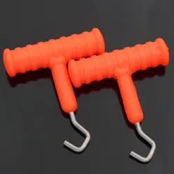 2 szt. Narzędzia do połowu karpi Hair Rig Making Puller Narzędzie do węzłów do wędkowania Hooklink Knotting Sprzęt z haczykiem Akcesoria Tackle