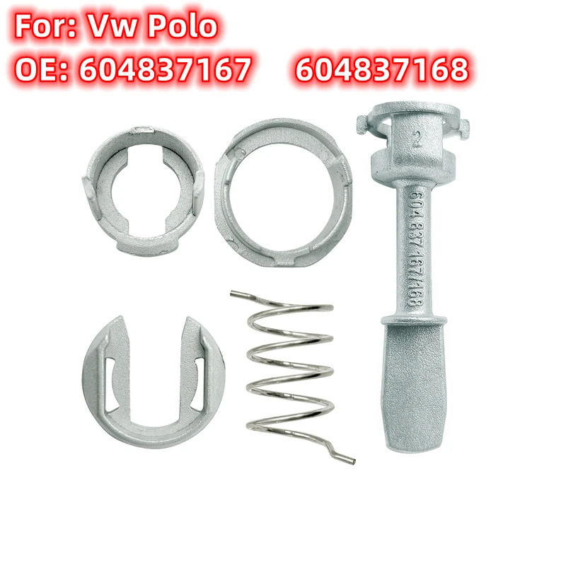 OEM Door Lock Cylinder Barrel Repair Kit For Vw Polo OE:604837167 604837168