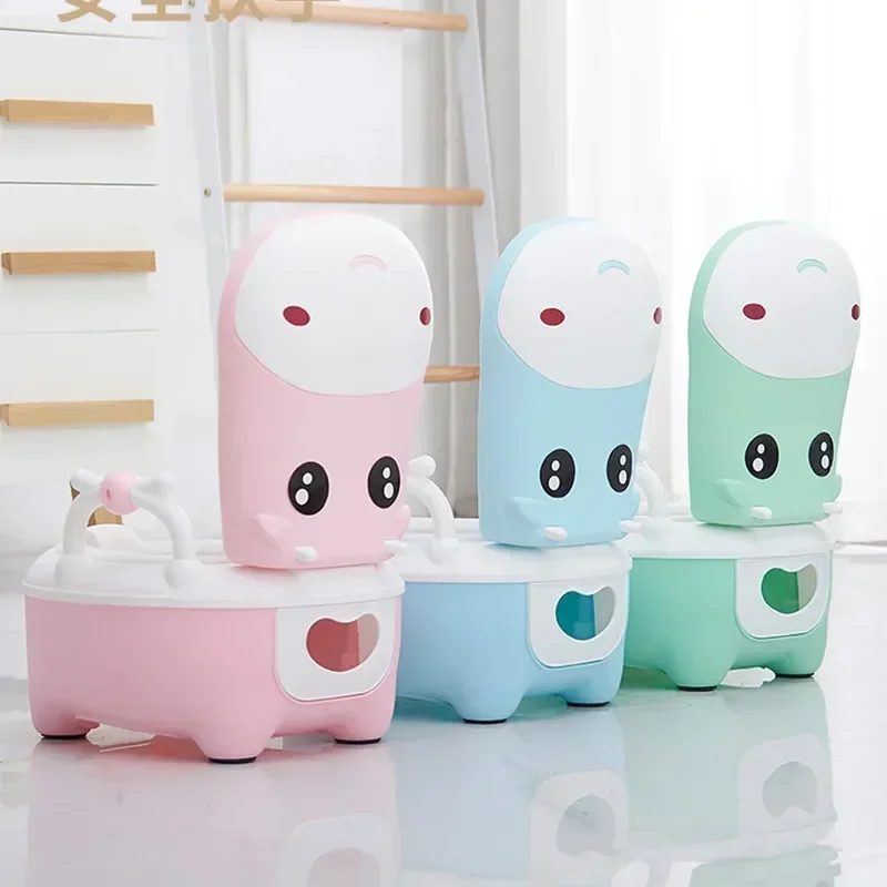 Children\'s Toilet Potty Cow Potty Baby Boys Girls Household Toilet Seat Child Baby Bedpan Urinal Basin Urinal Pail Toilet Seat