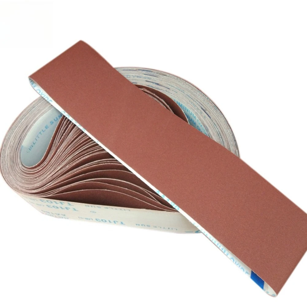7PCS: 915*100mm 4*36 polegadas: correia de areia de alumina macia; cobre; alumínio; peças de hardware e polimento e moagem de metal macio.