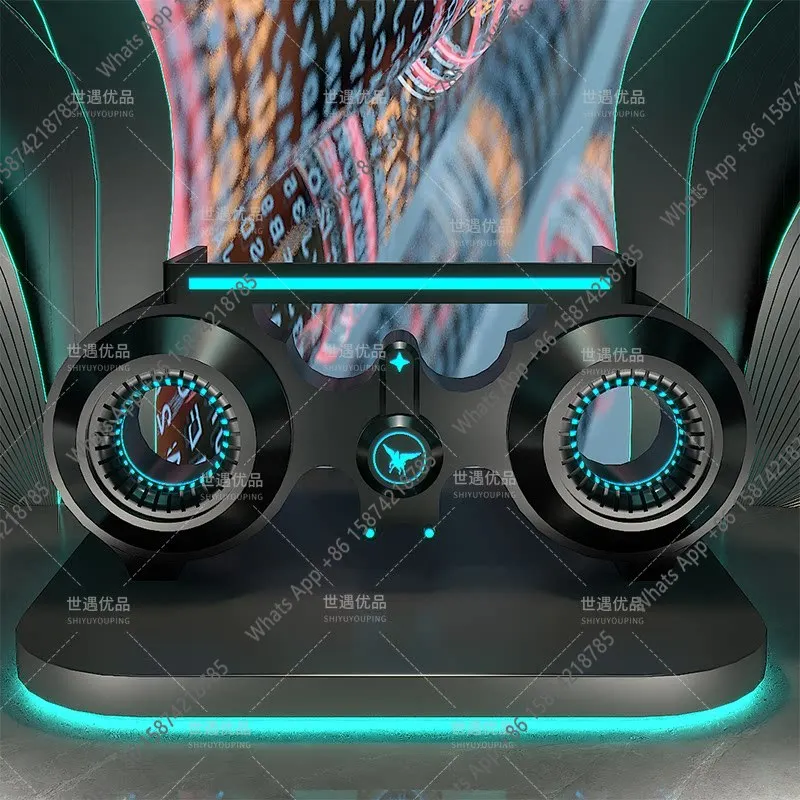 DJ Disc Table Customized KTV Party Room Wrought Iron Stainless Steel Night Bar Luminous Disc Table Customized