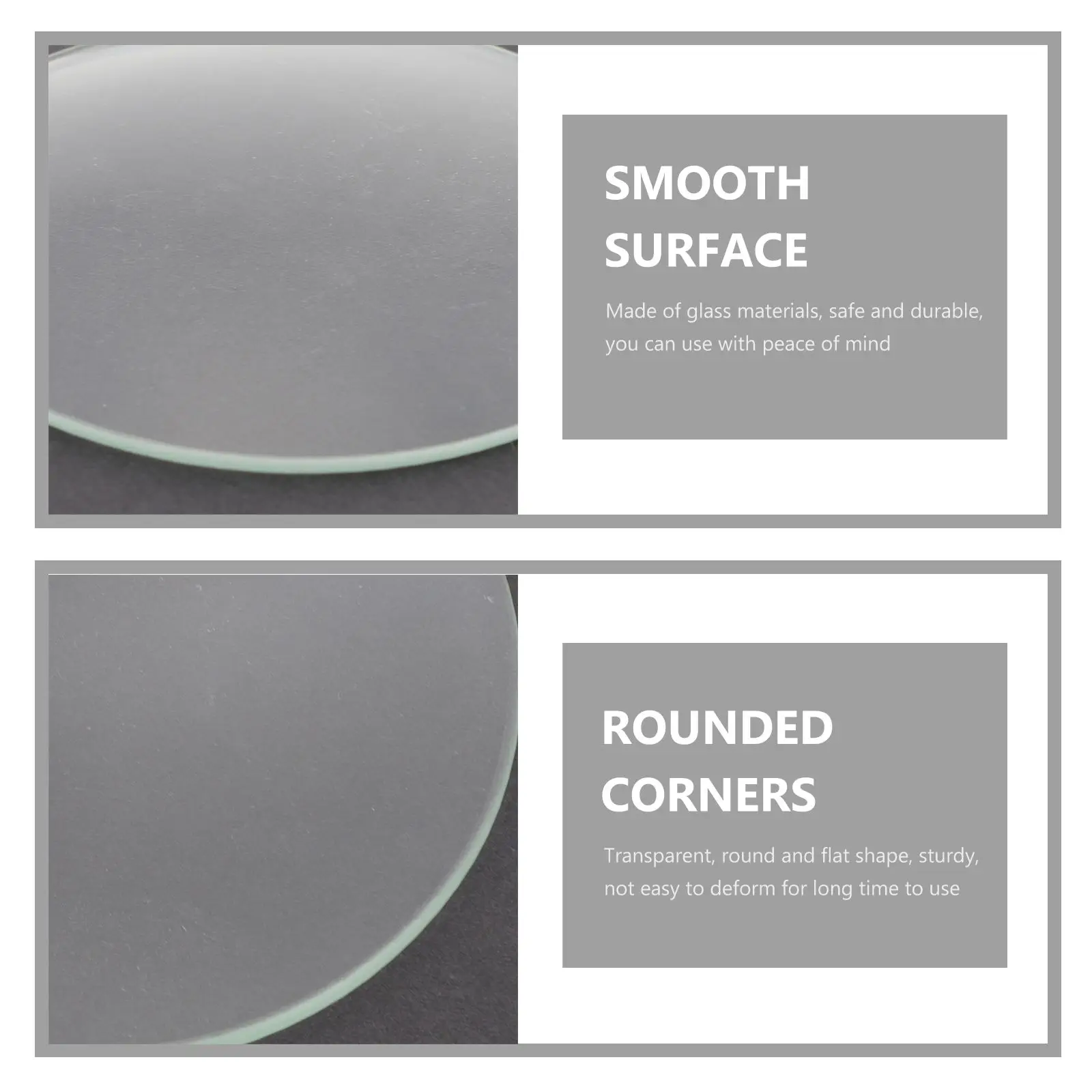 10 Pcs High Temperature Resistant Glass Surface Dish Chemistry Lab Equipment Transparent Watch for Laboratory