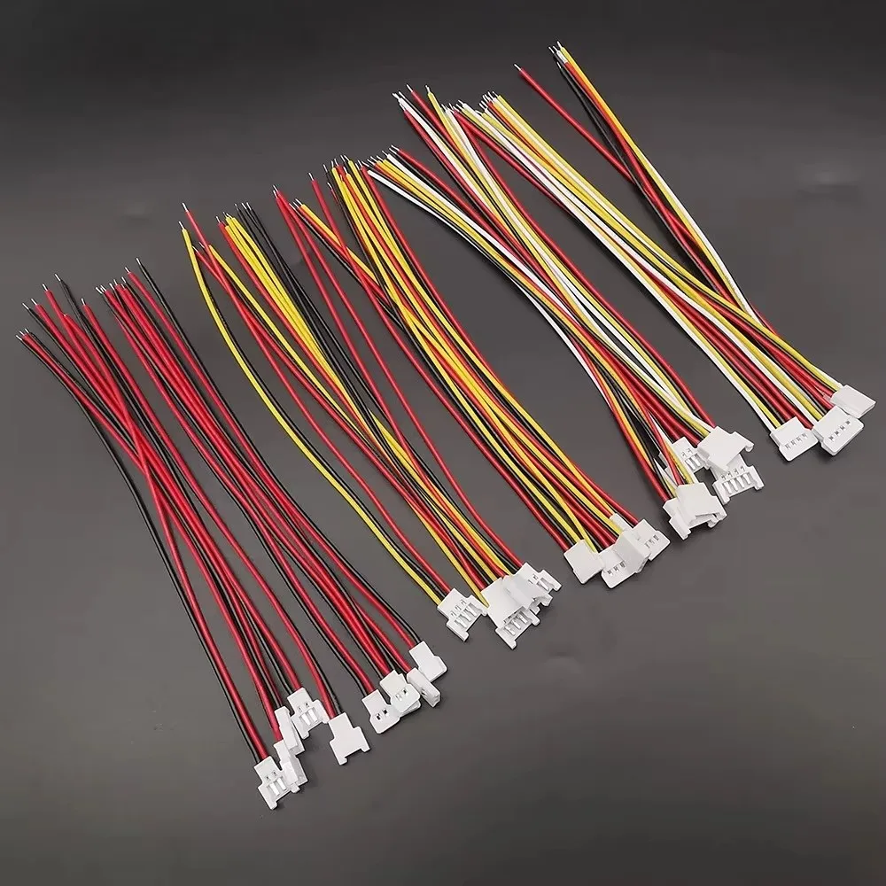 10PCS Male Female Micro Connector Cables Prewired MX 2.0 Male Female Connectors Plug and Jack Stable Signal Transmission