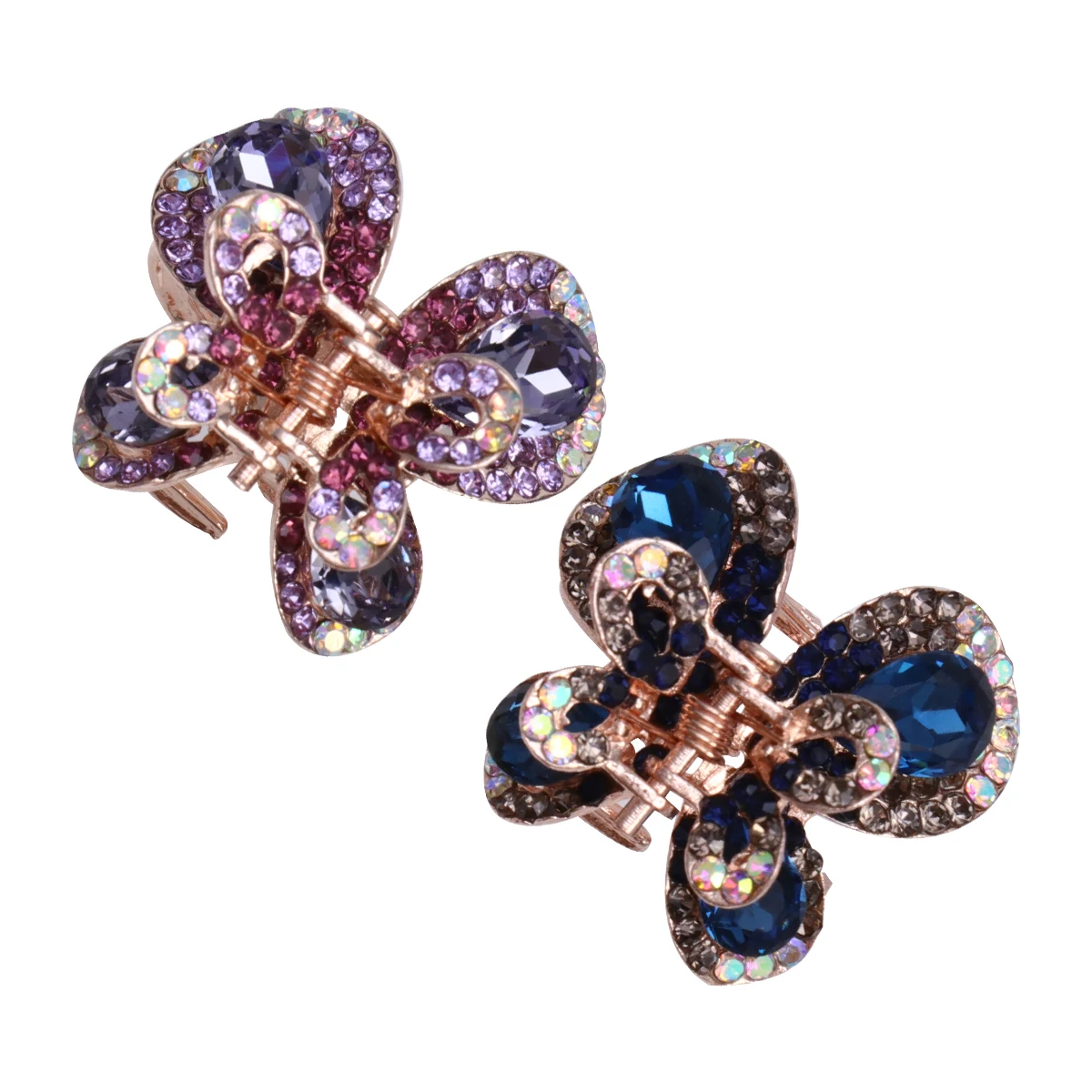 

2Pcs Butterfly Hair Clips Elegant Accessories for Women Party Stylish Short Hair Pins Korean Version Bangs Clip