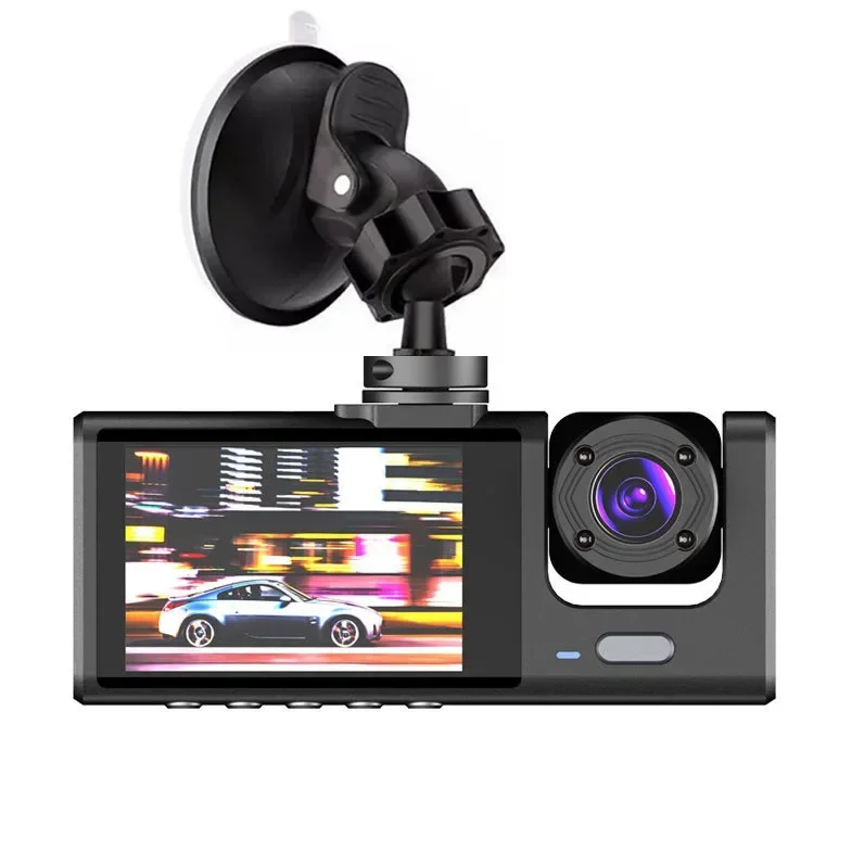 

High definition 1080P 2-inch screen driving recorder with three lensesORsimultaneous display, mobile car accessories