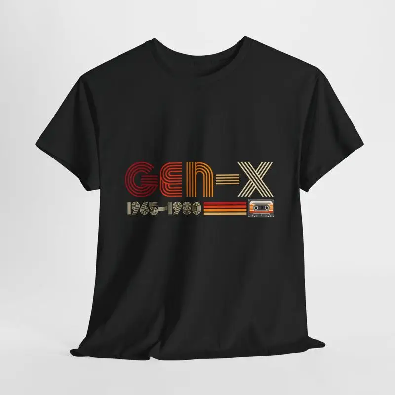تي شيرت قطني مضحك من Gen X 1965 1980 حضري