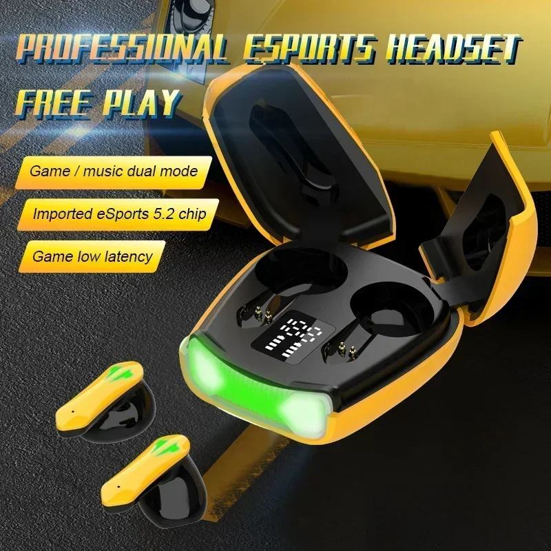 X16 Pro Auricolari Gaming Auricolare Bluetooth per Esports HiFi Qualità del suono Auricolari TWS Cuffie per PC Cellulari Apple Xiaomi