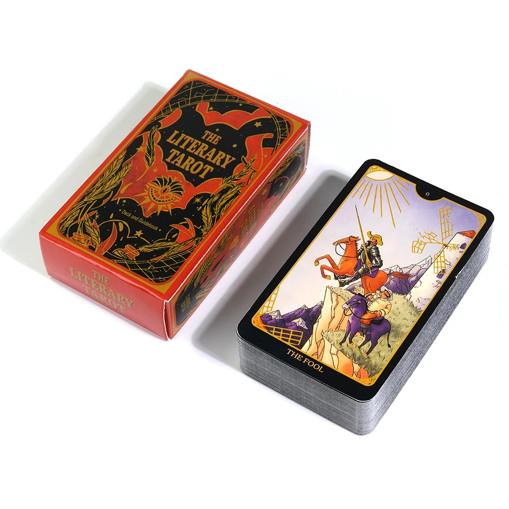 78pcs Cards The Literary Tarot Classics Edition A Tarot Deck Unlocking The Secrets of Classic Literature Party Table Board Game