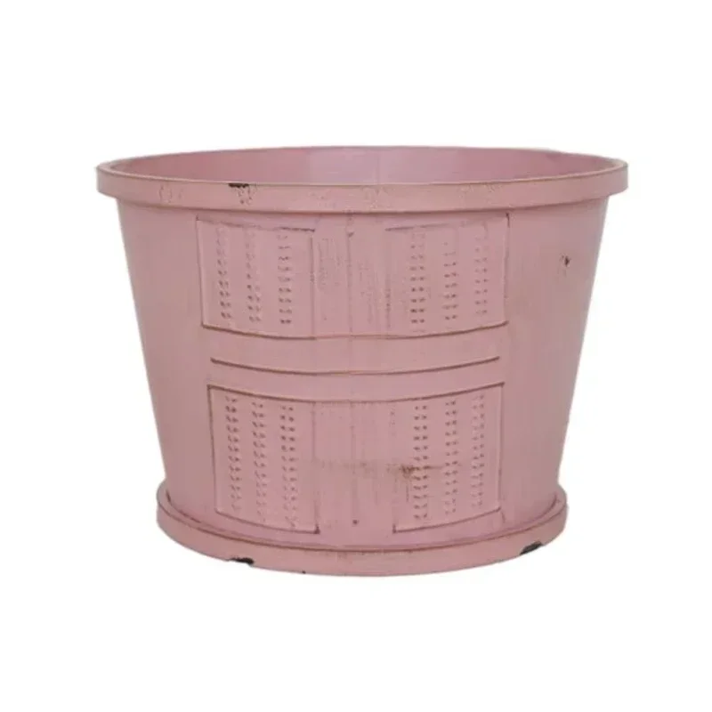 Newborn Posing Metal Bucket Metal Pail  Photograph Props Vintage Baby Bucket Basket Newborn Prop