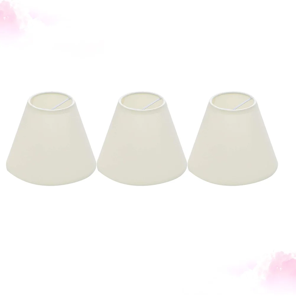 

3pcs Cloth For Cloth Shade Ceiling Lamp Shade For Ceiling Light Dust Cover Household Lamp Accessory White