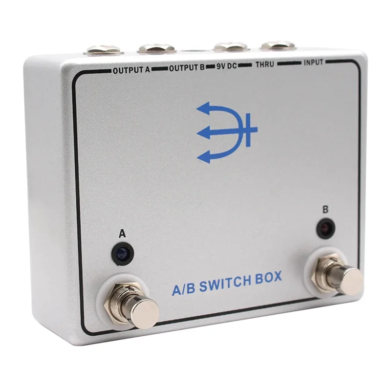 A73E-Two Amp Path Compatible A/B SWITCH Box Signal Channel Switcher Pedal For Guitar Effects Guitar Parts Effect Box