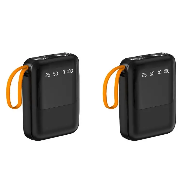 

ABUP-2X Power Bank Box 3X18650 4-In-1 DIY Battery Charging Storage Box Case USB Type C With Flashlight To Charge Phones,A