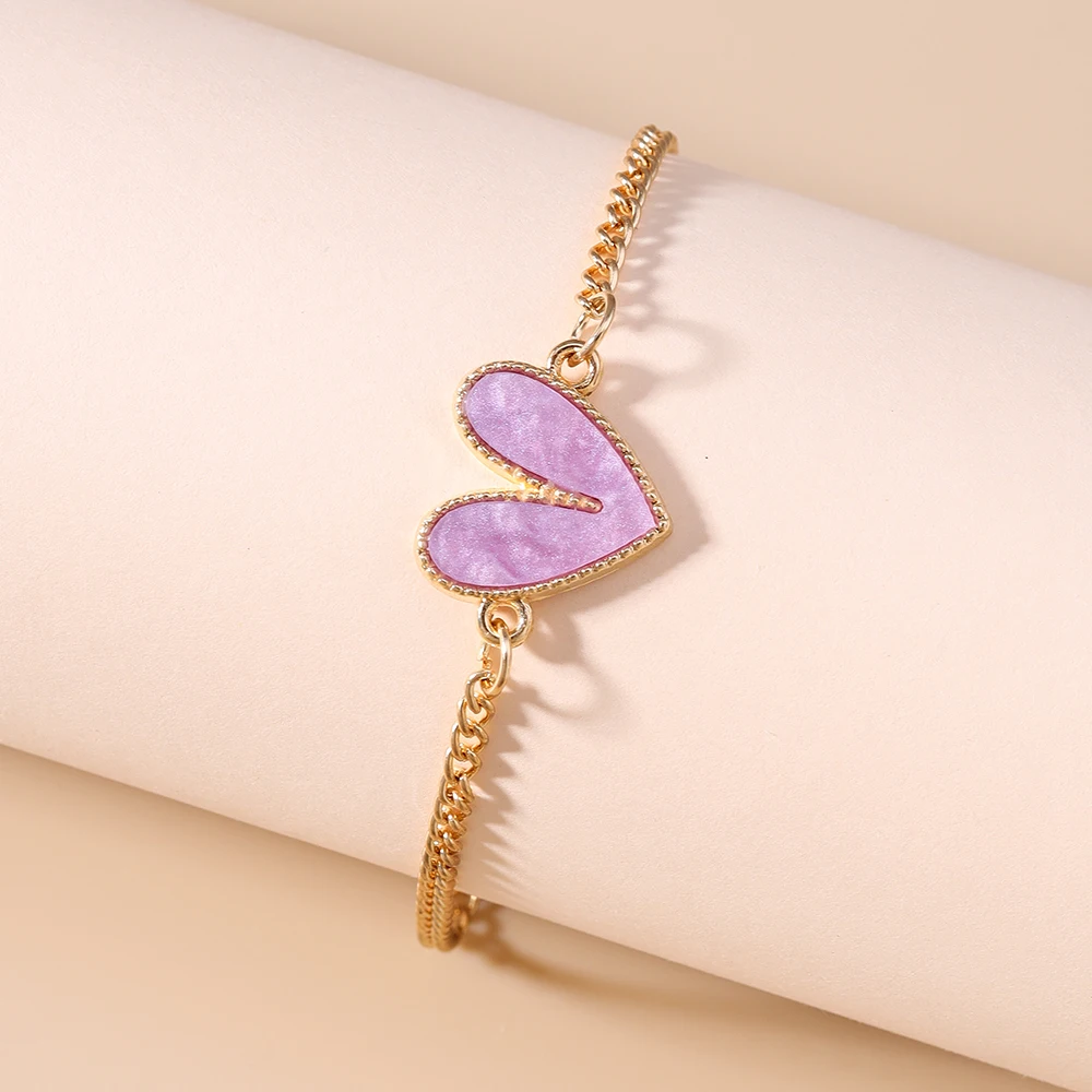 Aihua Niedliche Kawaii Mädchen Herzanhänger Halskette für Frauen Neuer Trend Mädchen Schlüsselbeinkette Party Geburtstag Schmuck Geschenke – Detail 18