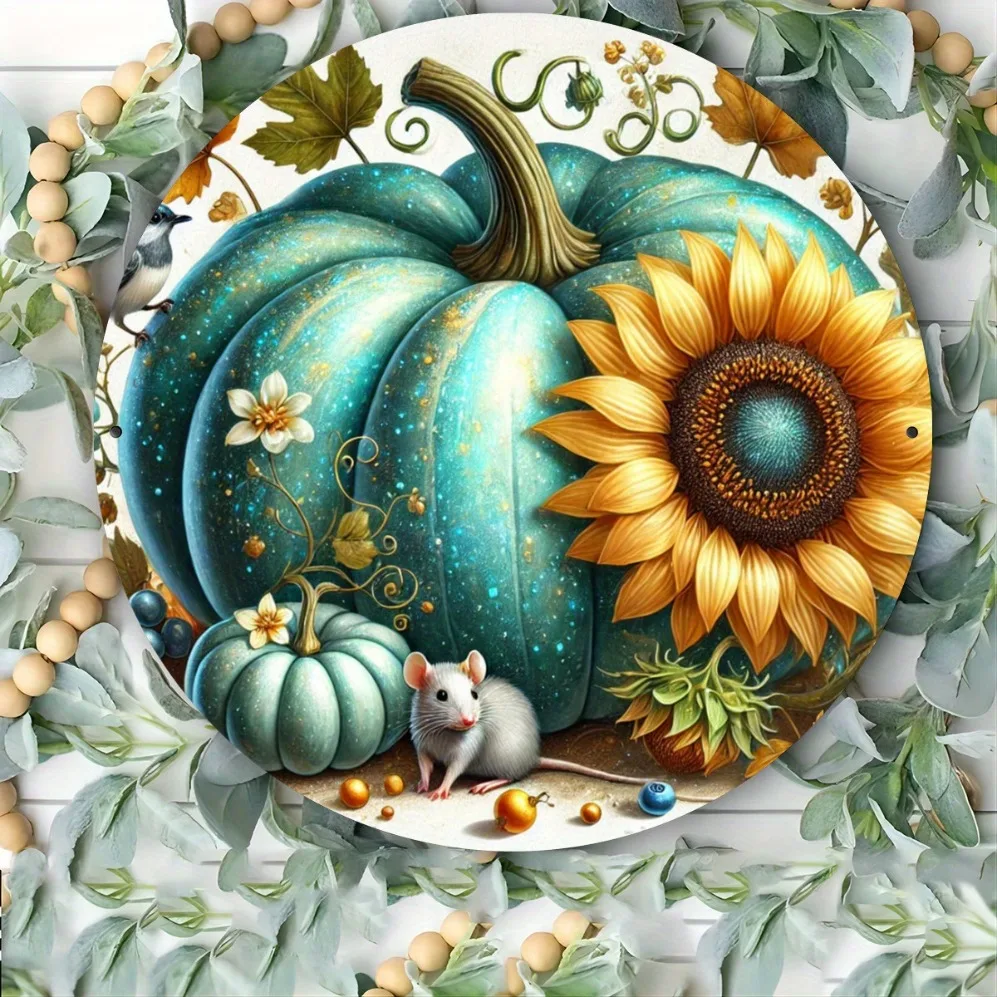 

2DFlat Printed Metal Signage Mouse Theme Decoration-ForBusiness Decoration-Suitable forFarmhouse,Holiday,Garden,Patio-Room Decor