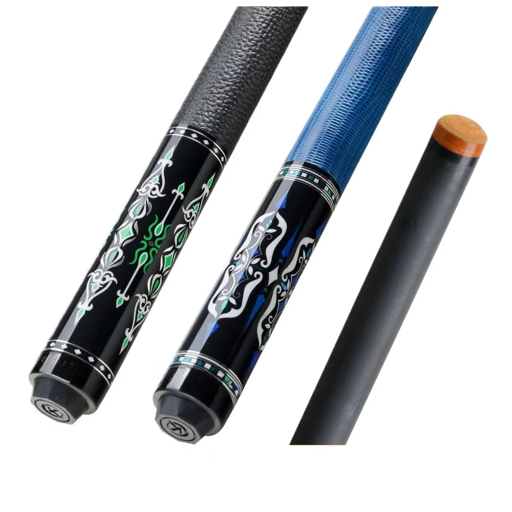 

Wanshi Kanglun High Quality Carbon Fiber Nine Ball Billiards Rod Big Head Private Sword Dance Rod Black Technology