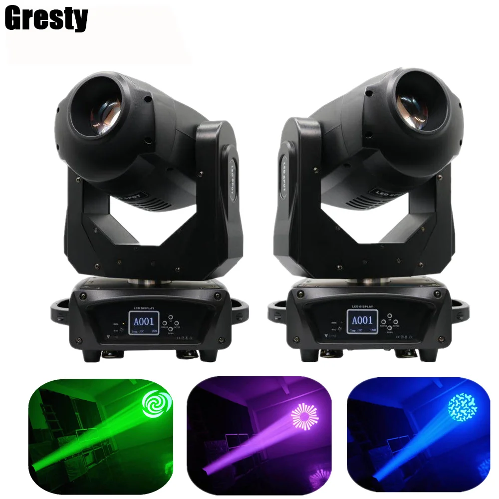 

6pcs/lot Dmx Projector Outdoor Dj Disco 180w Spot Moving Head Lighting Party Narrow Beam Angle Light Low Led Stage Lights