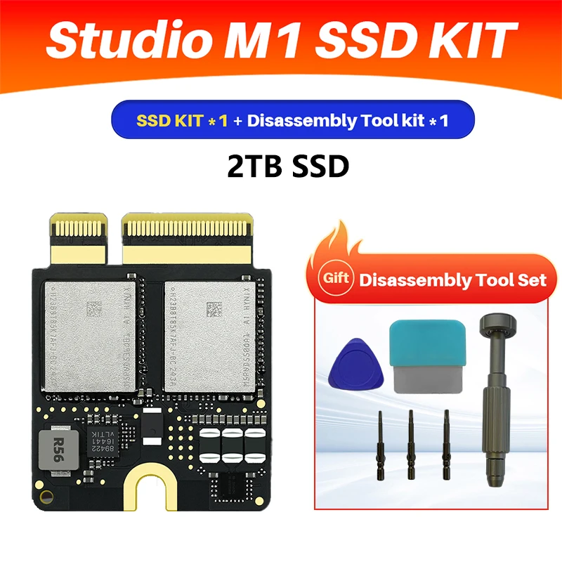 Mac Studio M1/M2/M3/M4 SSD拡張用 2T/4T/8T 1:1純正PCB回路基板