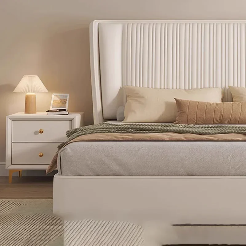 

Japanese Modern Shipping Bed High Free Minimalist Fashionable Bed High Camera Da Letto Completa Mobili Home Furniture For Home