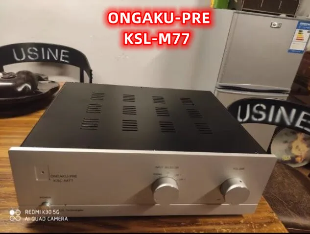 

KSL-M77 Tube Preamplifier Case Fever Gallbladder Machine DIY Box Preamp Chassis,Size:L410*W320*H110 MM