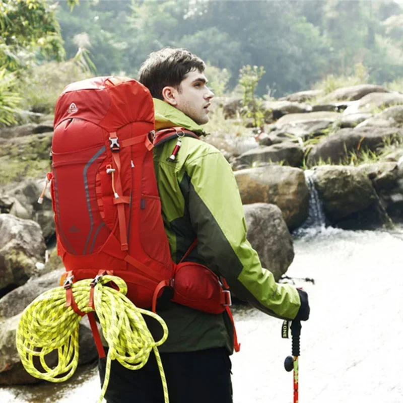 40L Multi Functional Backpack Custom Nylon Trekking Travelling Waterproof Outdoor Mountain Camping Hiking Backpack