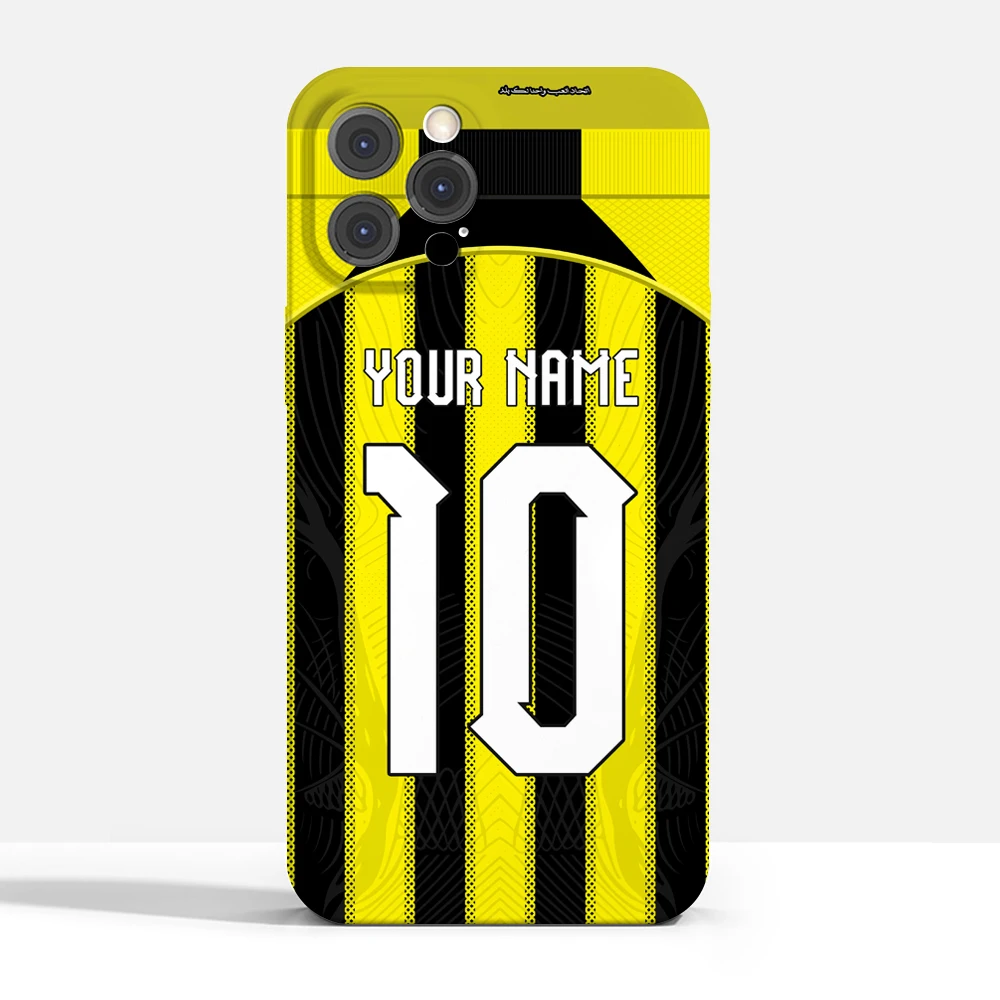 Saudi Arabia Al-Ittihad Custom Cover Case for iPhone 16 15 14 Pro Max 13 12 11 Mini X XS XR 7 8 6S Plus SE