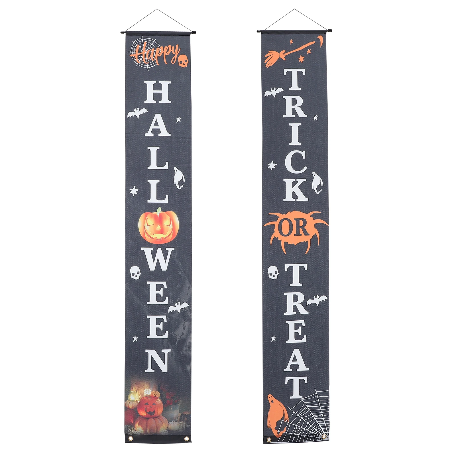 

1 set Halloween Door Front Door Hanging Banner Banners Polyester Cloth Hanging Banner Party Decorations Supplies