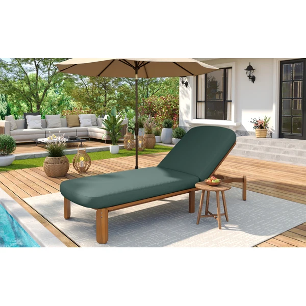 

Регулируемый шезлонг для патио, уличное кресло-реклайнер для бассейна с регулируемой спинкой для террасы