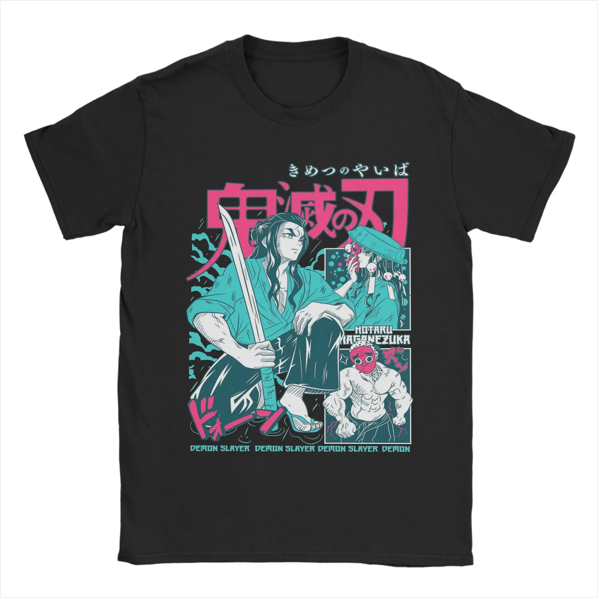 skilled swordsmith Demons Slayers T Shirt Men's  Pure Cotton Creative T-Shirt Round Collar  Tees Short Sleeve Tops Printed