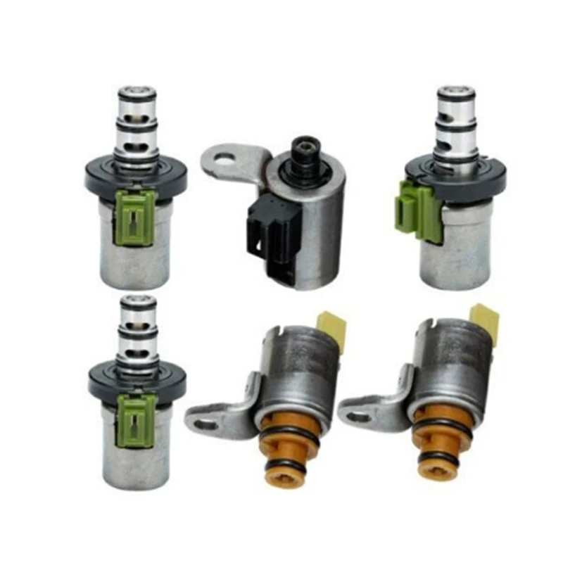 Super Sale 6Pcs Transmission Shift Solenoid Kits for Mazda 2 3 5 6 CX-7 MPV for Ford Fiesta 2011-2012 Focus 2000-2012