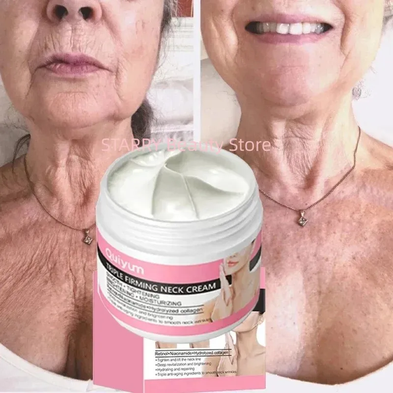 

Neck Wrinkle Remover Cream Firming Smooth Face Skin Anti-Wrinkle Anti-Aging Whitening Moisturizing Nourishing Body Care Beauty