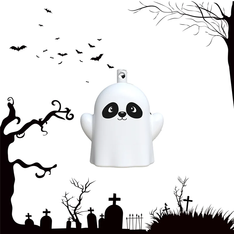 Halloween fantasma alarme pessoal anti lobo alarme proteção de segurança flash dispositivo de alarme de relatório pessoal