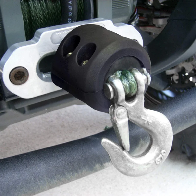 Car modification accessories, winch hook, stopper, cable protector, rubber wire plug, off-road vehicle modification - view 2
