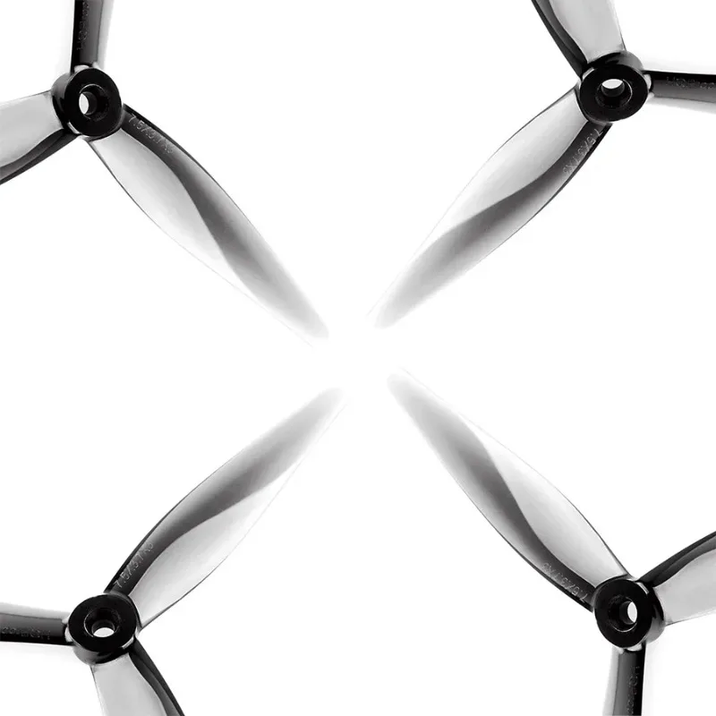 HQProp 7.5X3.7X3 7.5 بوصة 3 شفرات 5 مللي متر رمح سباق المروحة بولي كربونات ل RC FPV حرة 7 بوصة طويلة المدى طائرات بدون طيار لتقوم بها بنفسك جزء