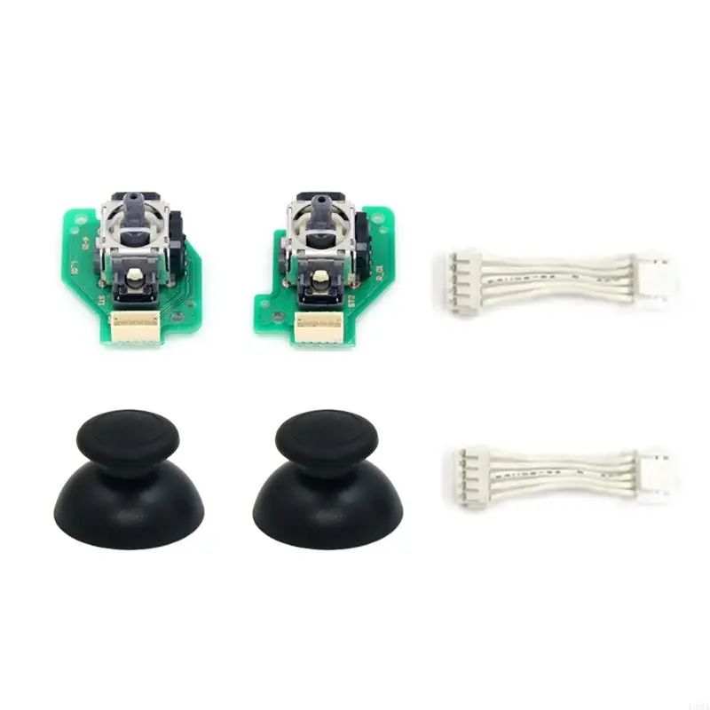 

L4MA Right Left Analog 3D Joystick Thumb Repair Module Part with Printed Circuit Board for Wii Wiiu Gamepad