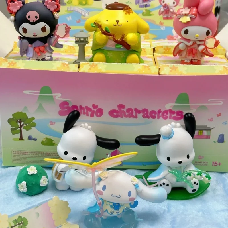 

Blind Box Kuromi My Melody Pochacco Flower Clothes Series Cute Doll Surprise Gift Birthday Present Random 1pc Official
