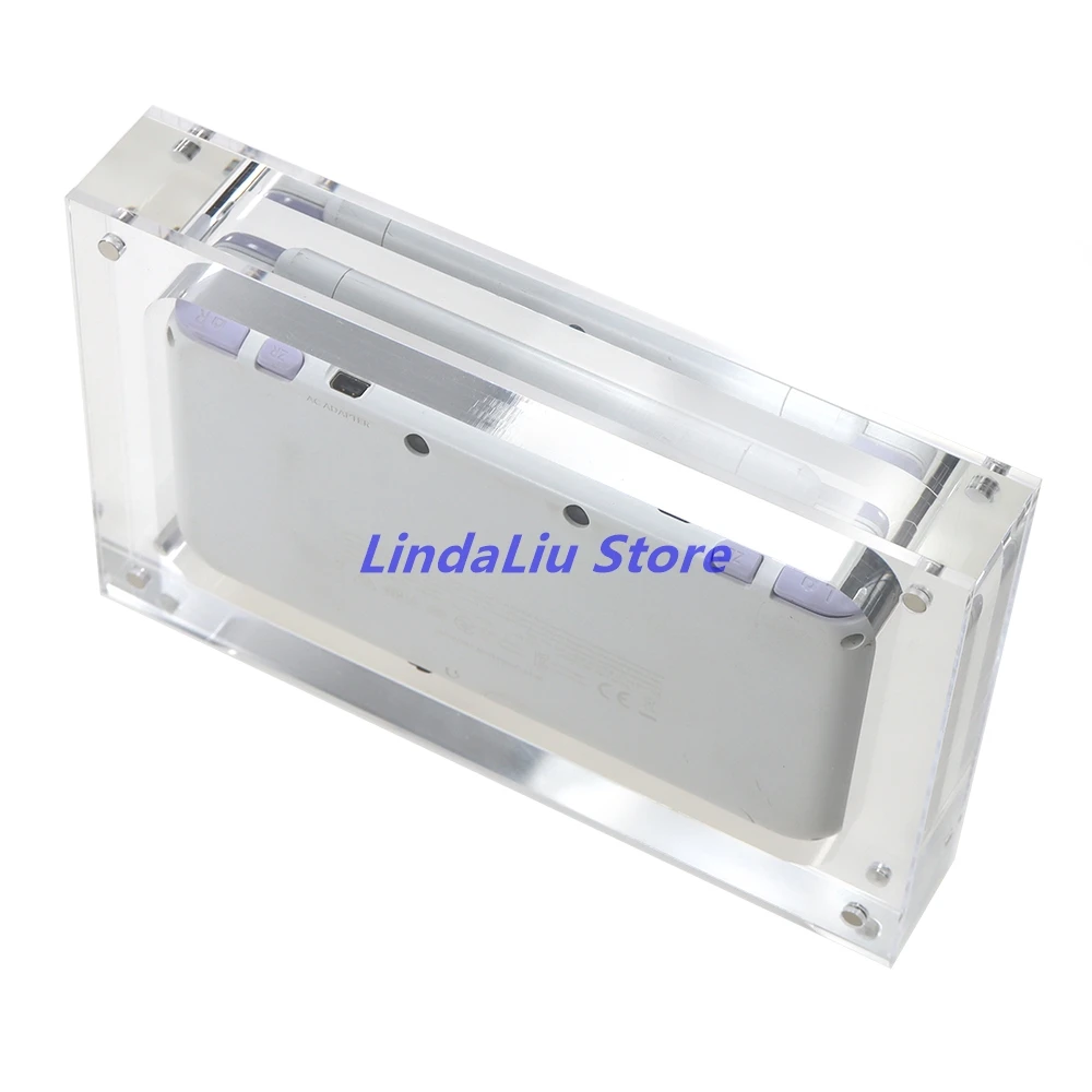 

Для новой прозрачной акриловой коробки для дисплея 2DSXL с магнитной крышкой для новой консоли 2DSLL, прозрачный пылезащитный чехол
